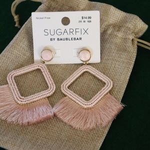 Target pink earrings